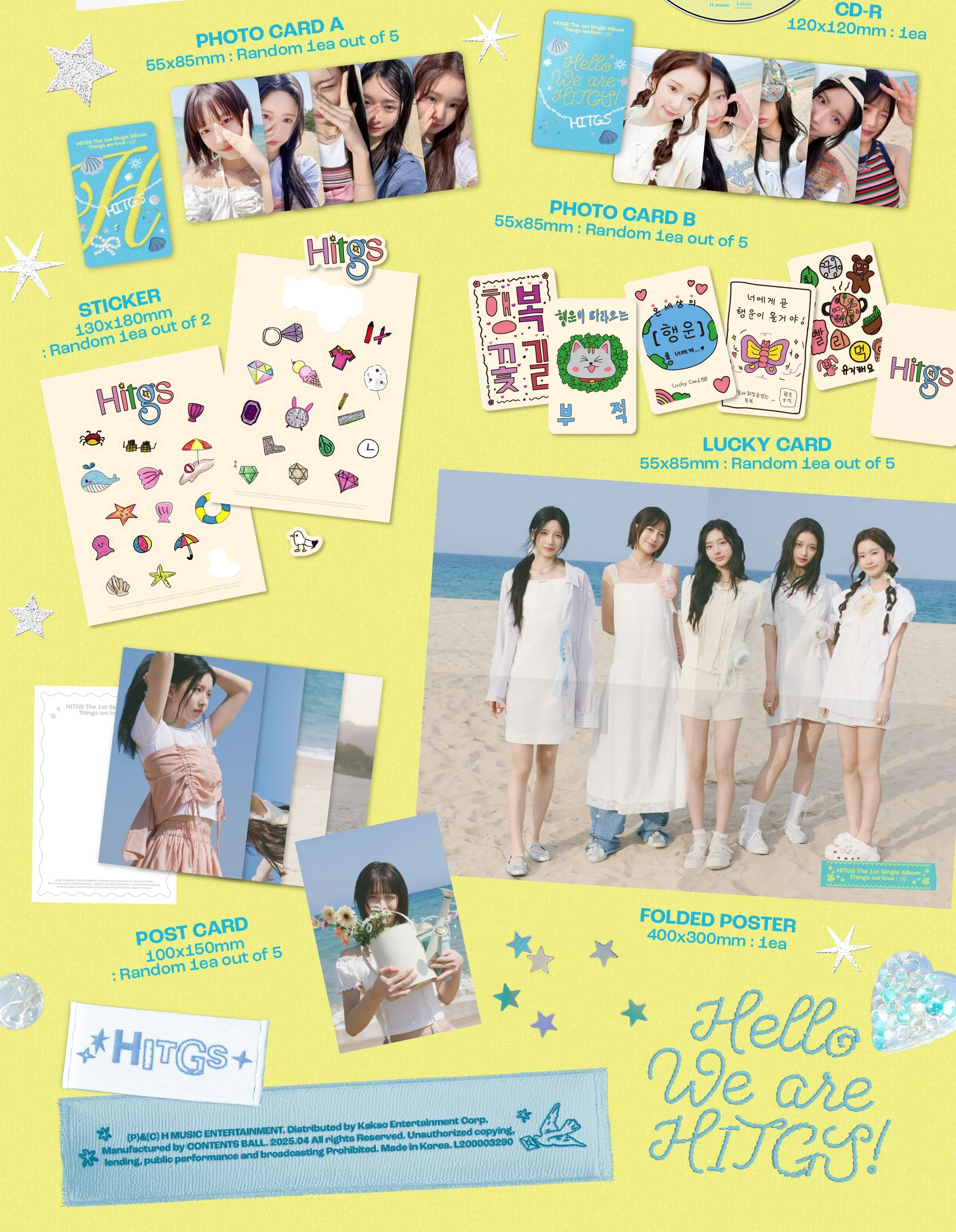 Hitgs - 1st Single Album Things we love : H CD - Image 4