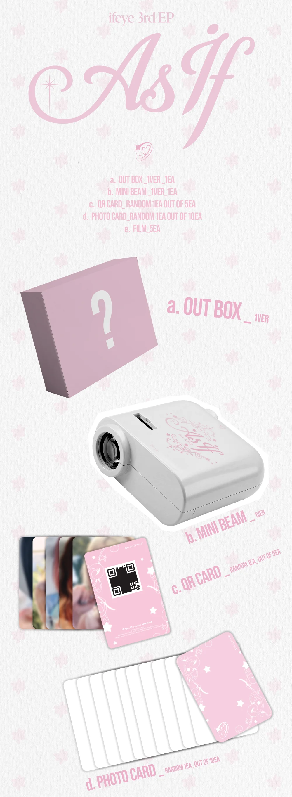 ifeye - As if [minibeam ver.] 3rd EP Album - Image 2