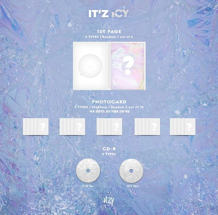 ITZY - 1st Mini Album IT'z ICY Random version CD - Image 3