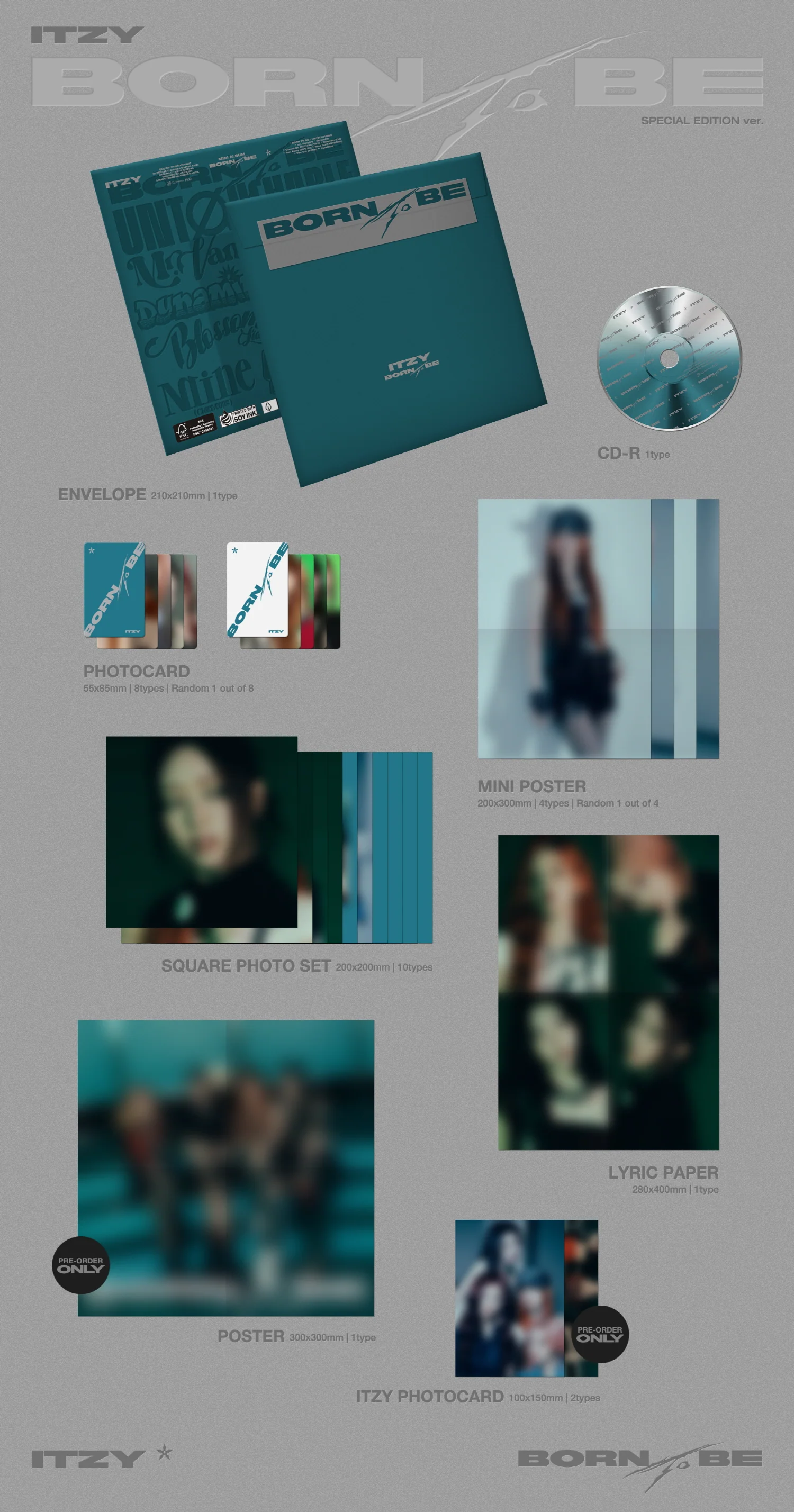 ITZY - BORN TO BE SPECIAL EDITION [Mr. Vampire Ver.] - Image 2