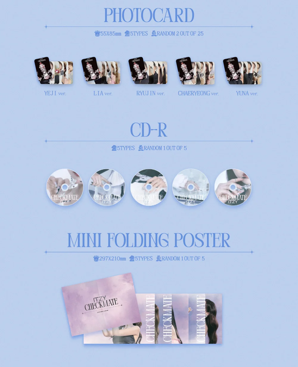 ITZY - CHECKMATE [LIMITED EDITION] Album+Pre-Order Benefit+Free Gift - Image 3