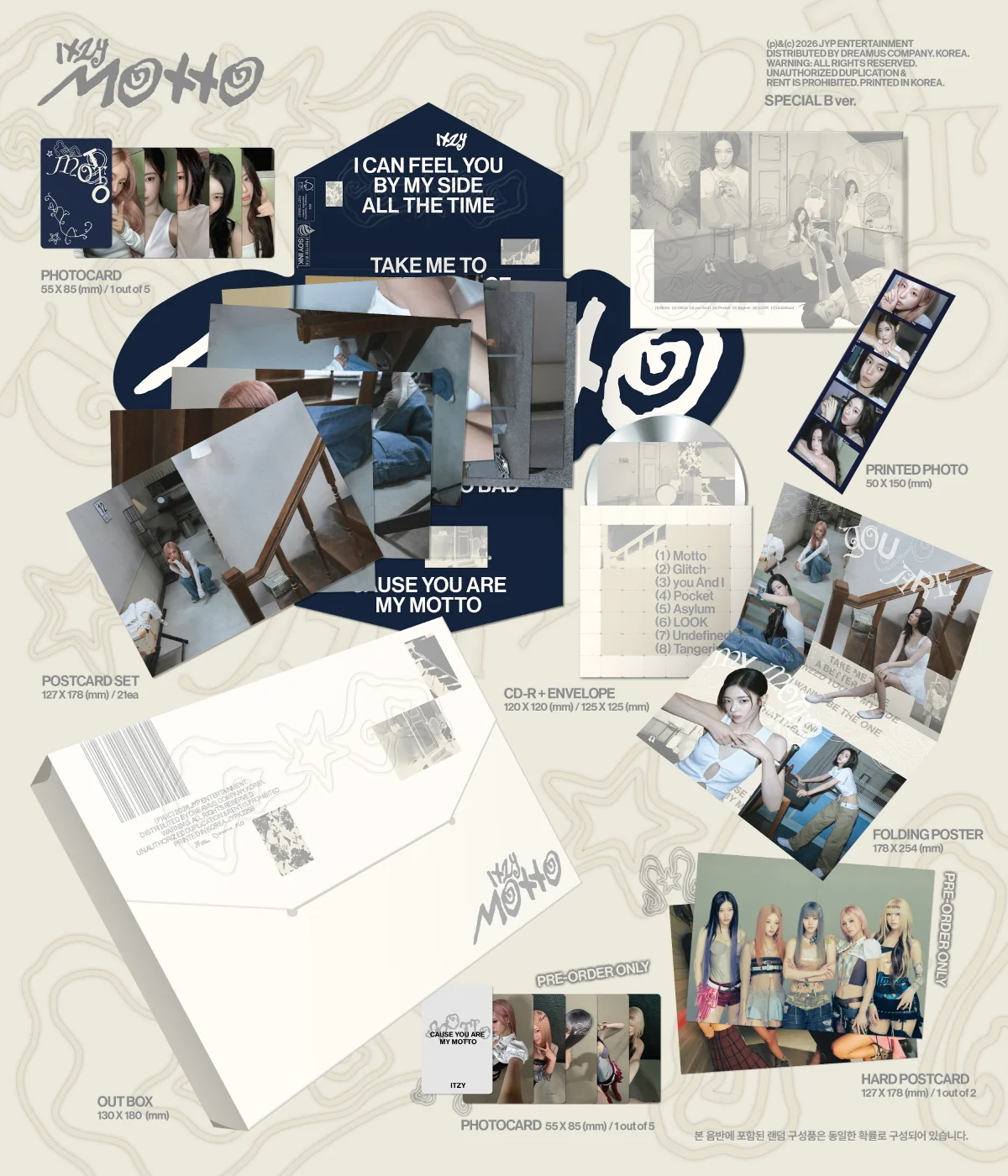 ITZY - Motto [SPECIAL Ver.] 12th Mini Album+Pre-Order Gift - Image 3