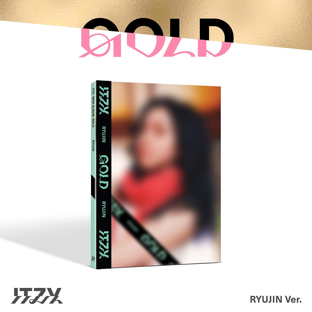 ITZY - Gold Digipack version CD+Pre-Order Gift+Extra Photocards Set - Image 6