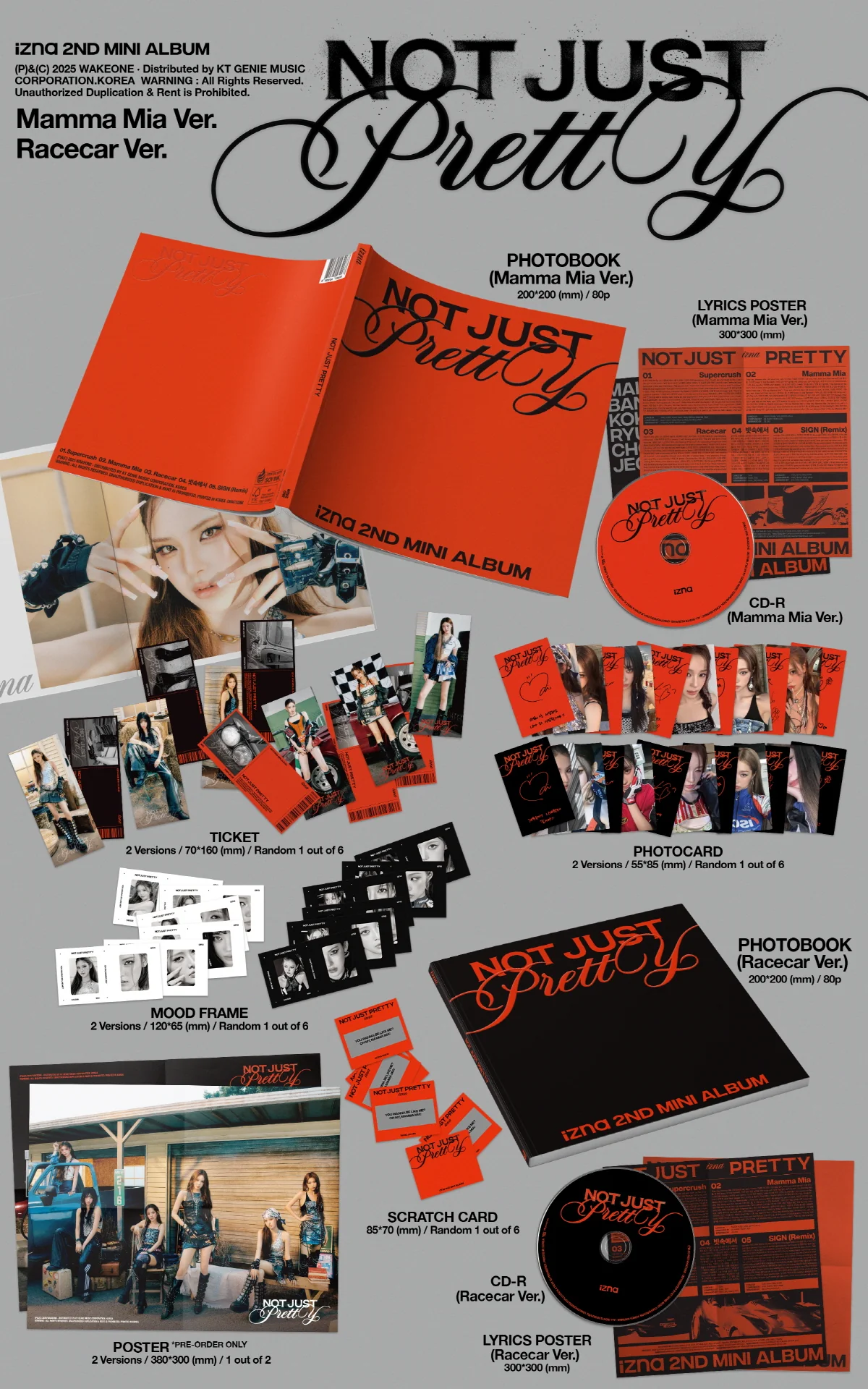 Izna - Not Just Pretty [Photobook ver.] 2nd Mini Album+Pre-Order Gift - Image 2