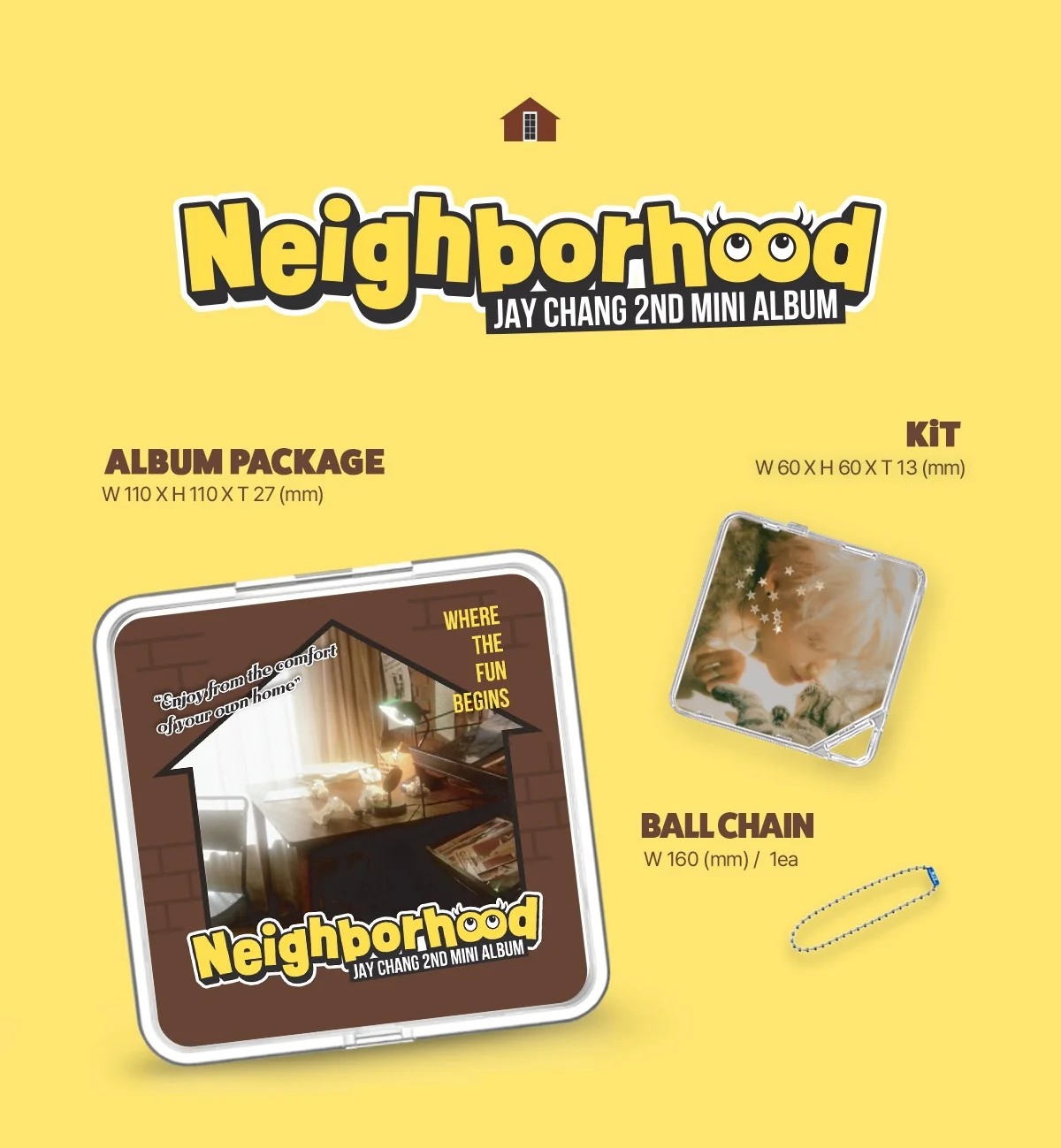 Jay Chang - 2nd Mini Album Neighborhood [KiT Album] - Image 2