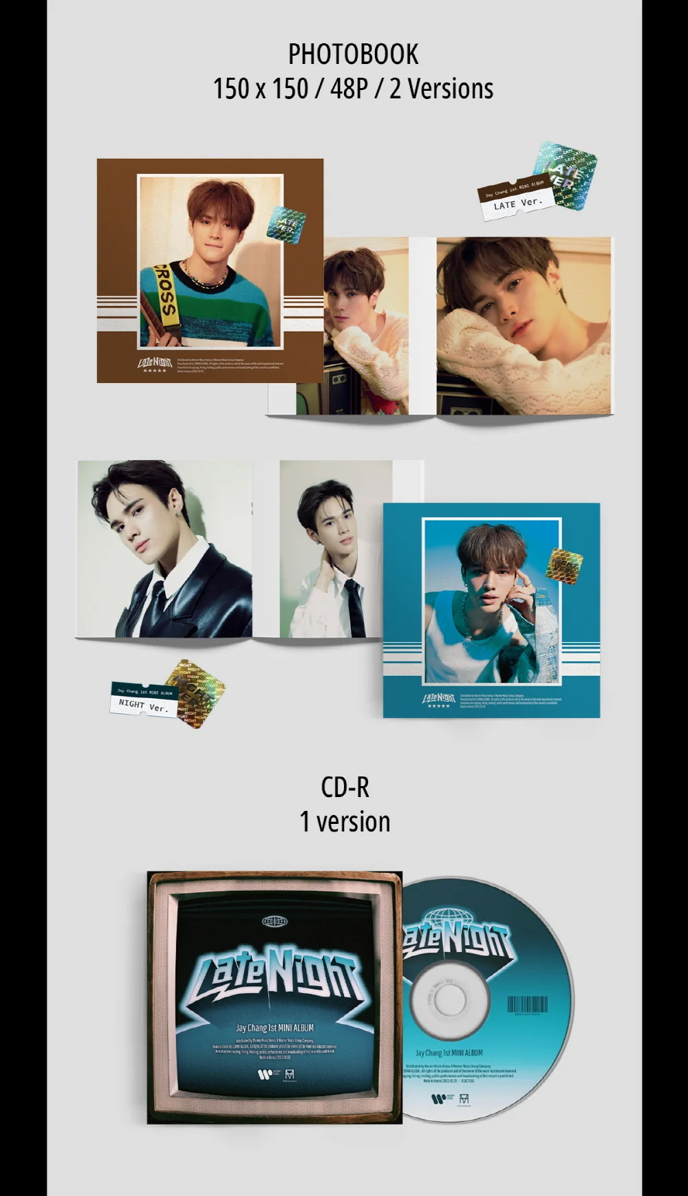 JayChang - 1st Mini Album Late Night CD - Image 3