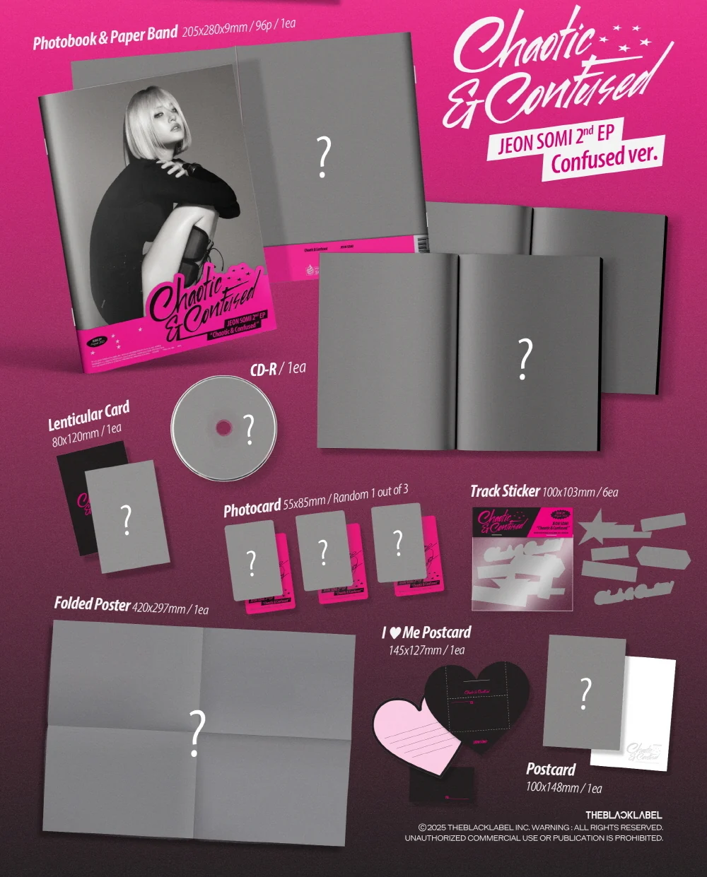 JEON SOMI - Chaotic & Confused 2nd EP Album - Image 3