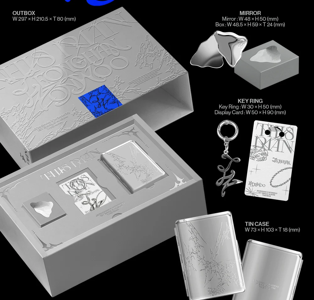 JEONGHAN X WONWOO - 1st Single Album This Man Deluxe version CD - Image 2