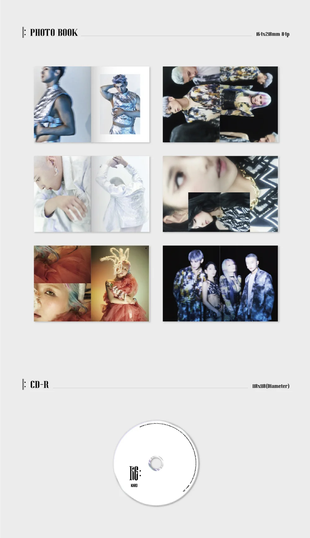 KARD - 5th Mini Album Re: CD+Extra Photocards Set - Image 3