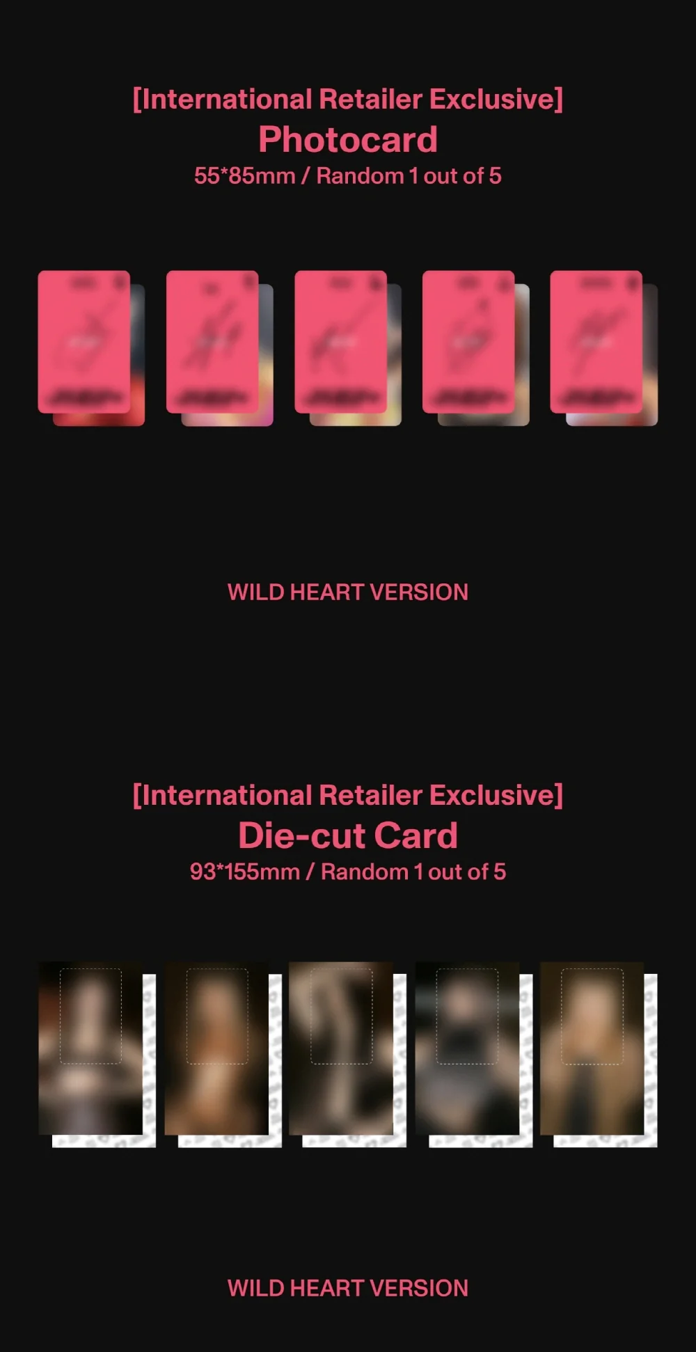 KATSEYE - WILD [Wild Heart ver.] EP Album (International Retailer Exclusive) - Image 3