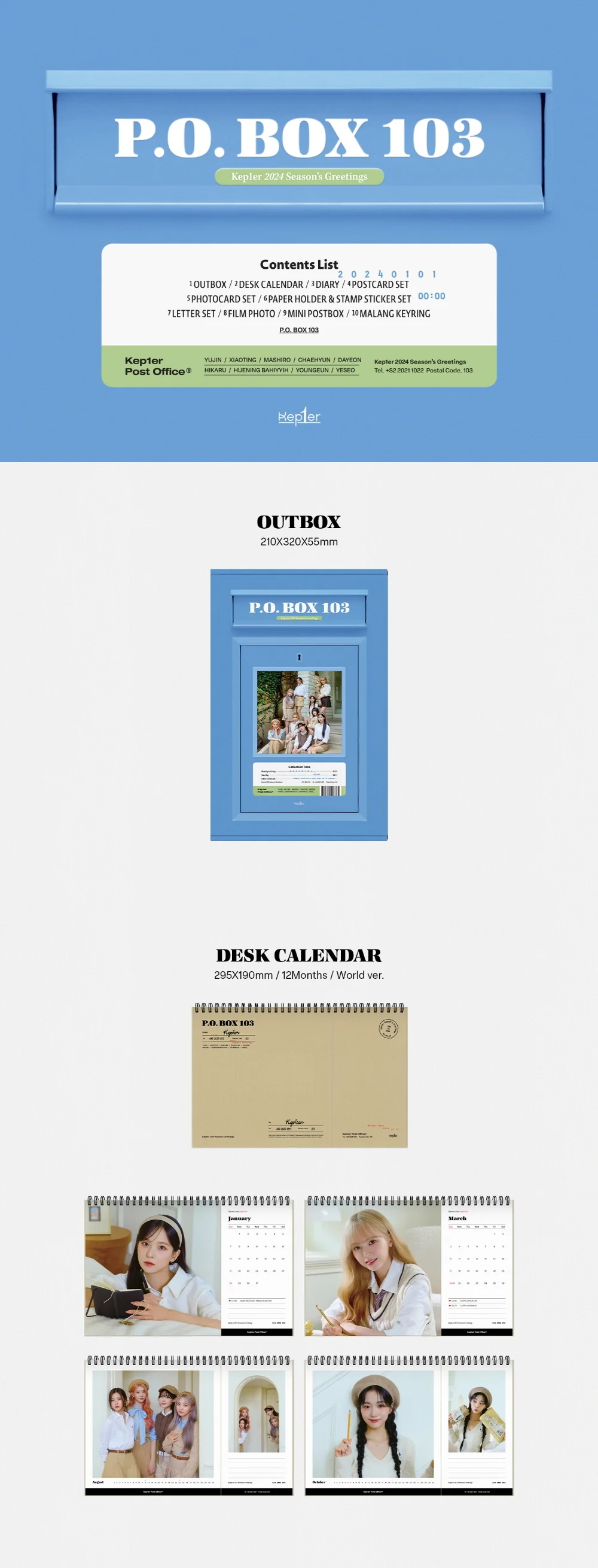 Kep1er - 2024 Season’s Greetings [P.O. BOX 103] - Image 3