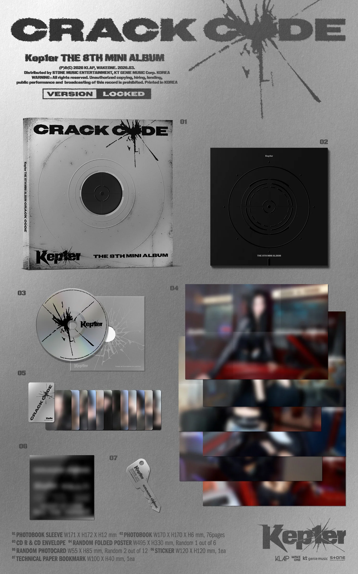 Kep1er - 8th Mini Album Crack Code CD - Image 2
