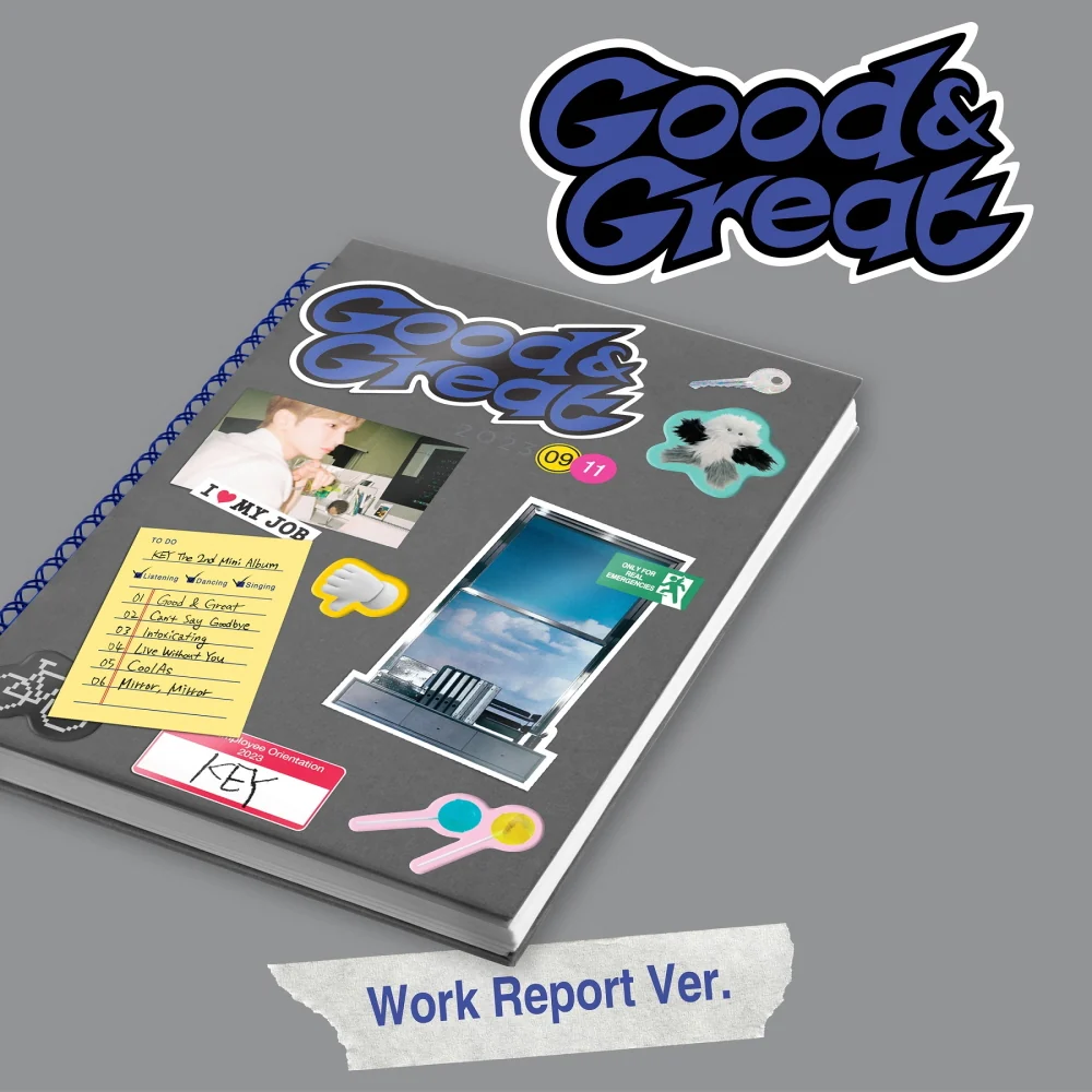 KEY SHINee - 2nd Mini Album Good & Great [Work Report Ver.]