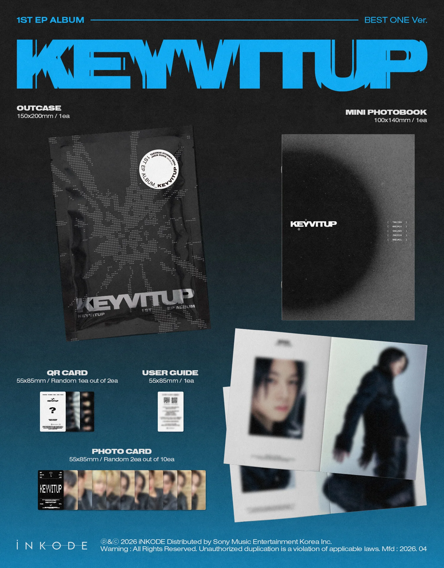 Keyvitup - 1st EP KEYVITUP Best One version Platform Album - Image 3