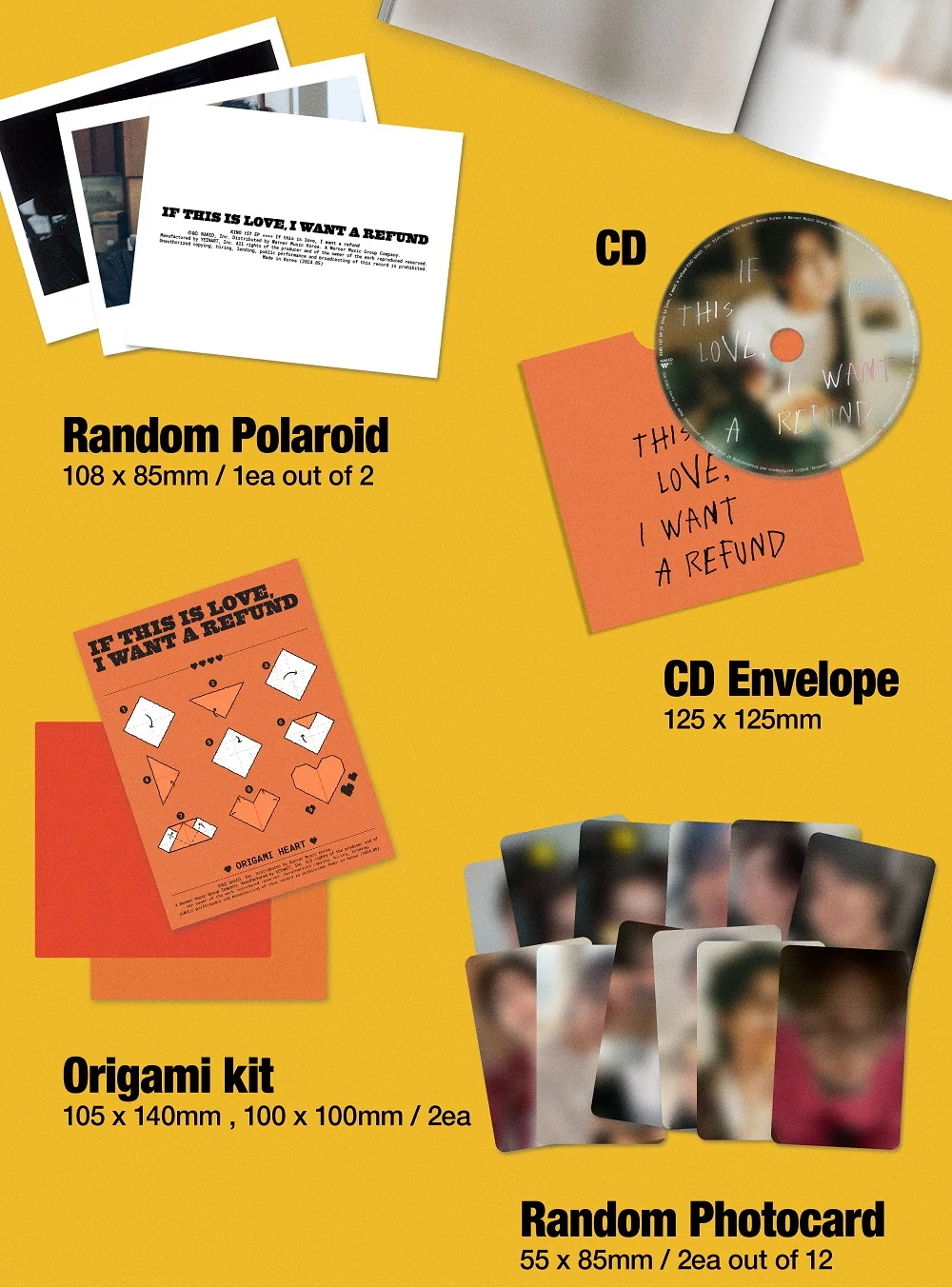 KINO - 1st EP If this is love, I want a refund Expectation version CD - Image 3