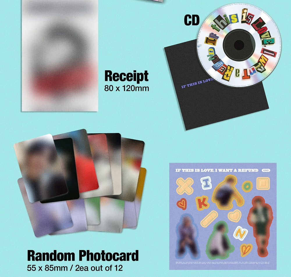 KINO - 1st EP If this is love, I want a refund Reality version CD - Image 3