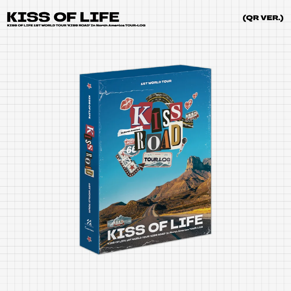 KISS OF LIFE 1ST WORLD TOUR KISS ROAD In North America TOUR-LOG + Pre-Order Gift