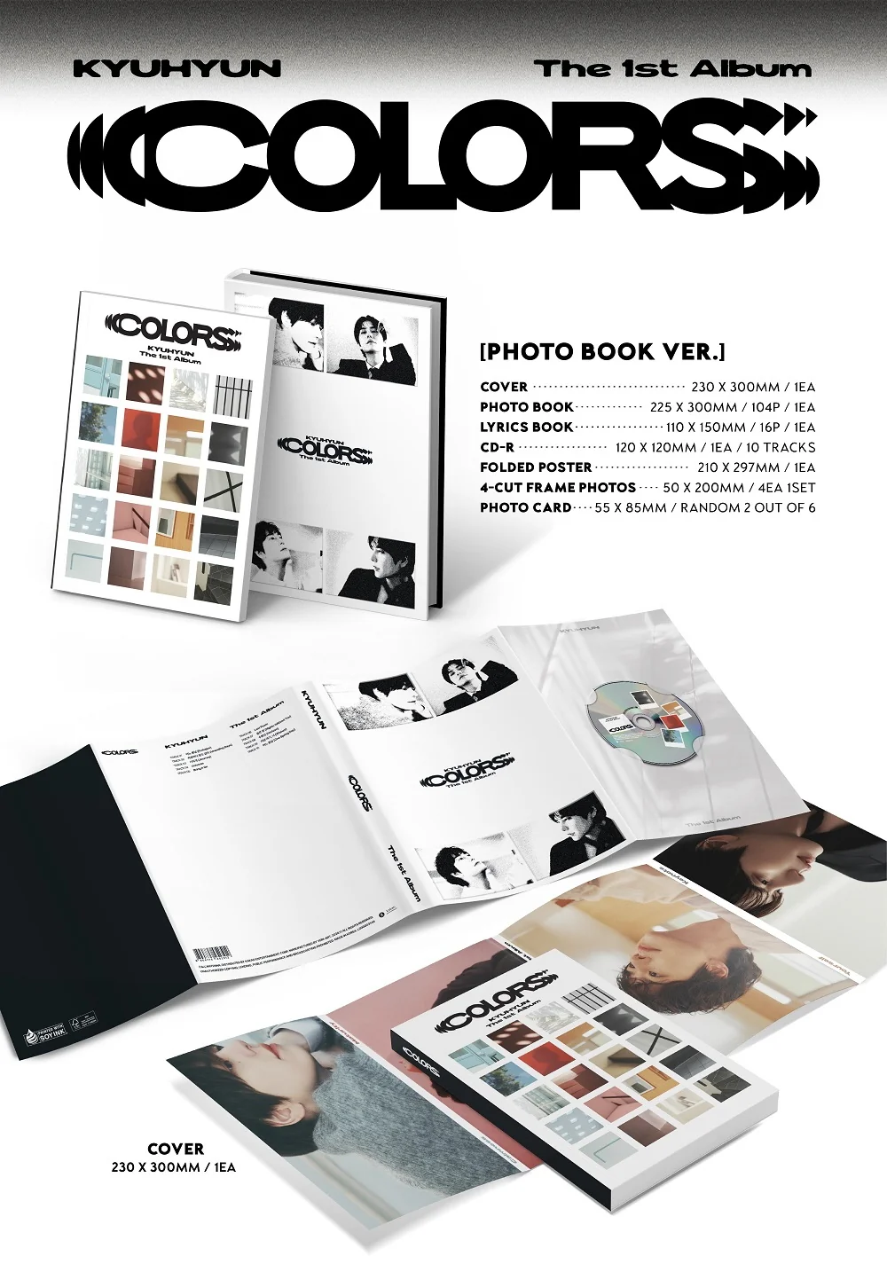 Kyuhyun - Vol.1 Colors Photobook version CD - Image 2