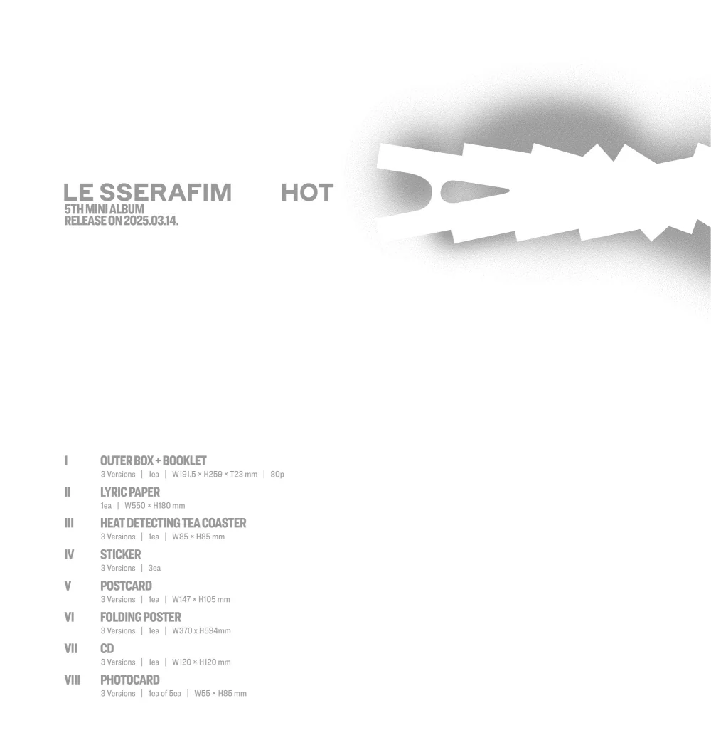 LE SSERAFIM - HOT (5th Mini Album) - Image 2
