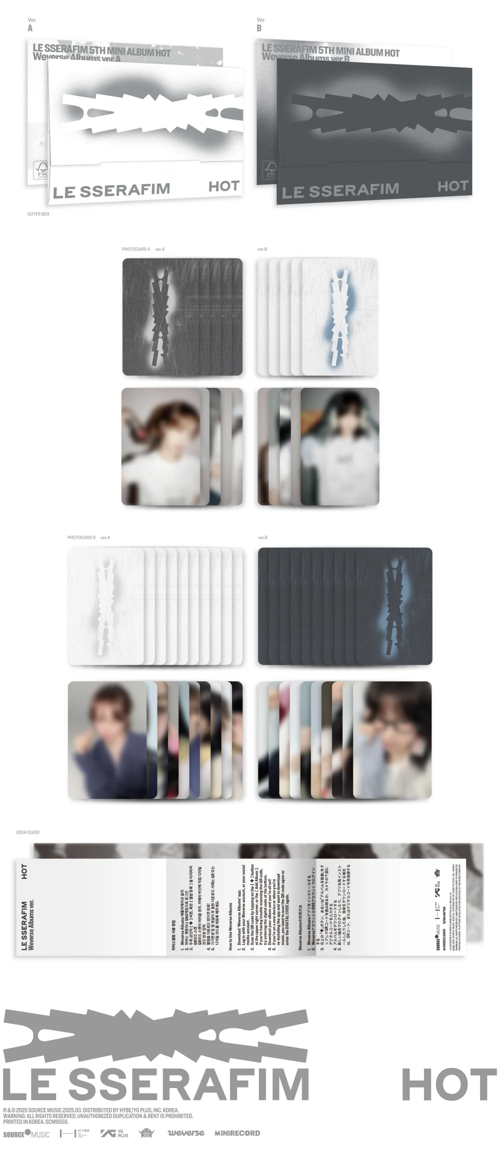 LE SSERAFIM - HOT [Weverse Albums ver.] - Image 3