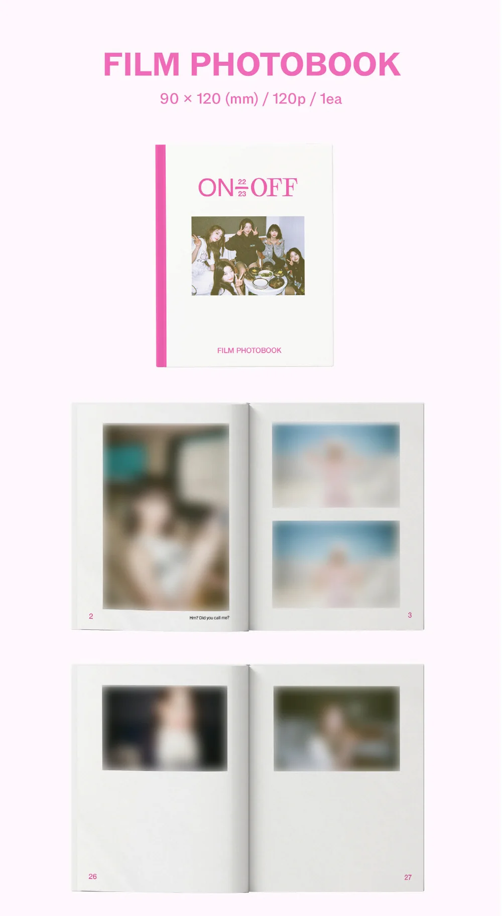 LE SSERAFIM ON-OFF 22-23 FILM PHOTOBOOK - Image 4