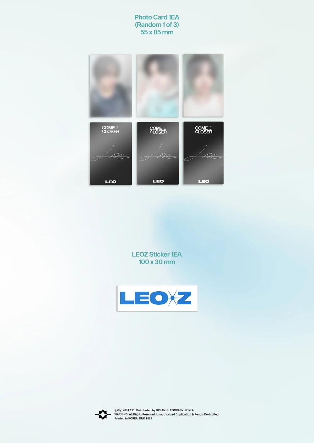 LEO - COME CLOSER EP Album - Image 5