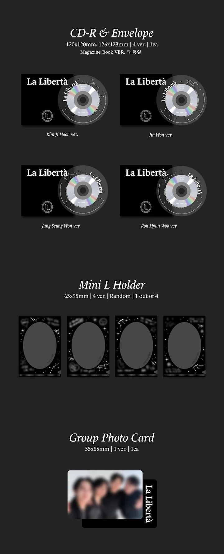 LIBELANTE - 1st Mini Album La Liberta CD - Image 3