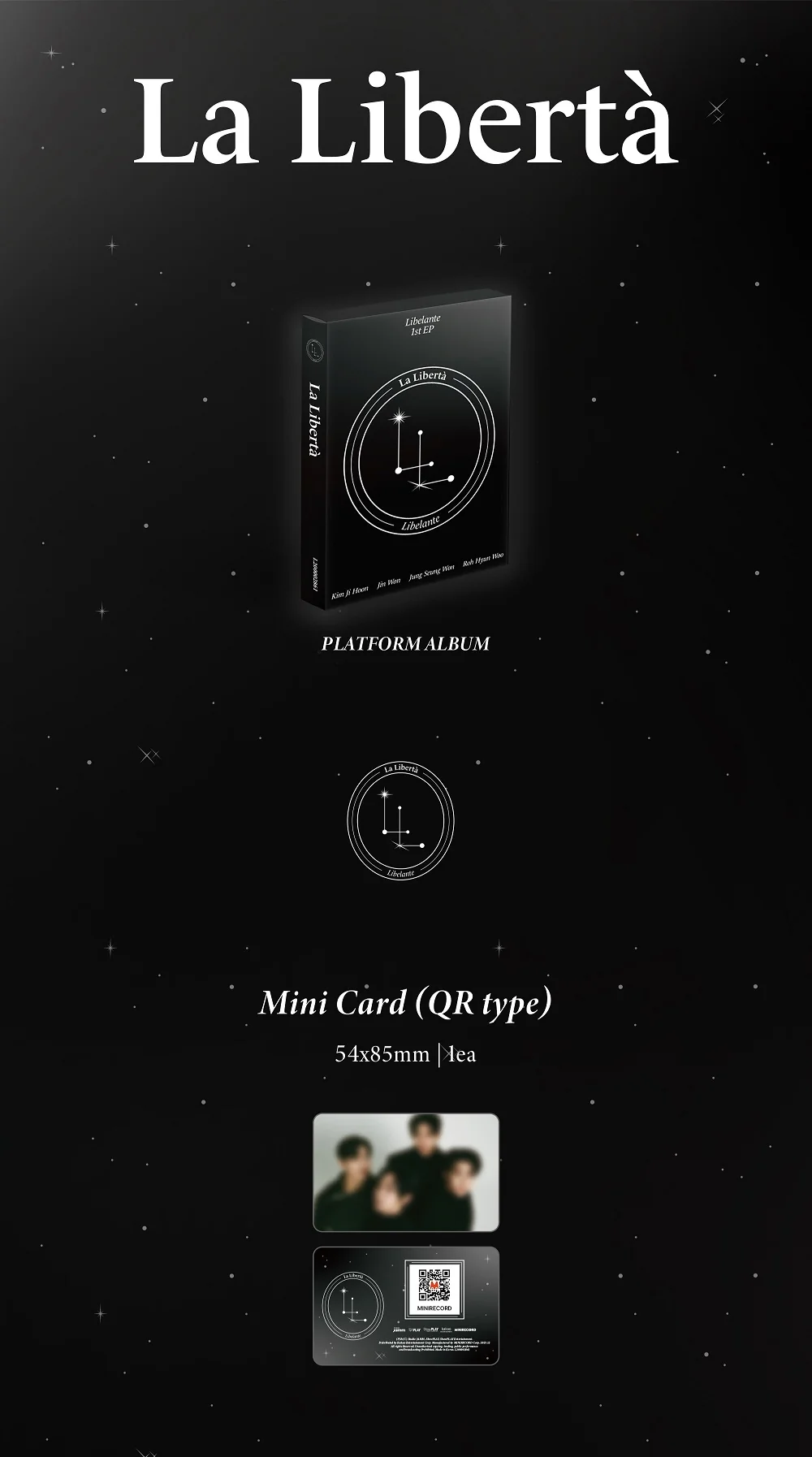 LIBELANTE - 1st Mini Album La Liberta Platform version - Image 2