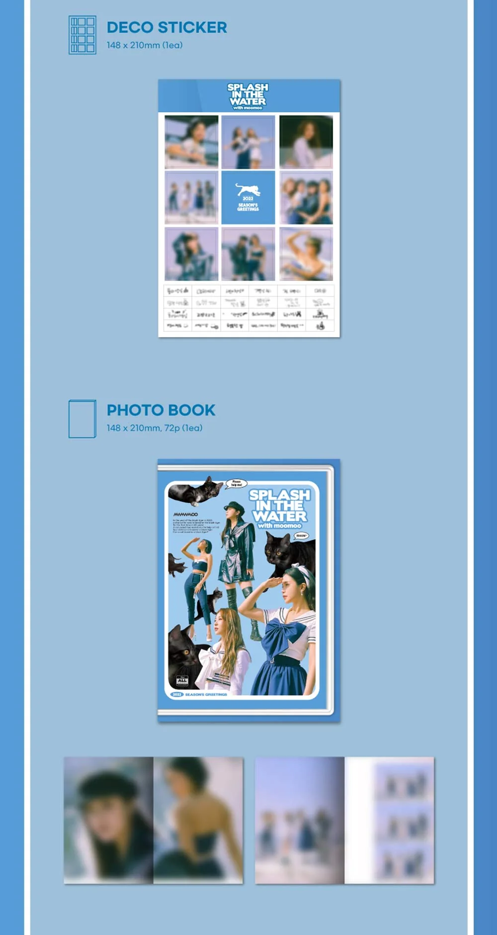 MAMAMOO - 2022 SEASON’S GREETINGS SPLASH IN THE WATER+Pre-Order Benefit - Image 4