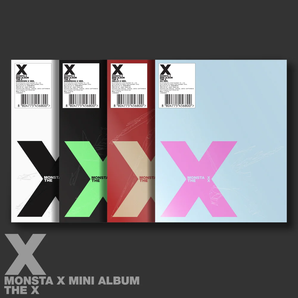 Monsta X - 13th Mini Album The X CD+Extra Photocards Set