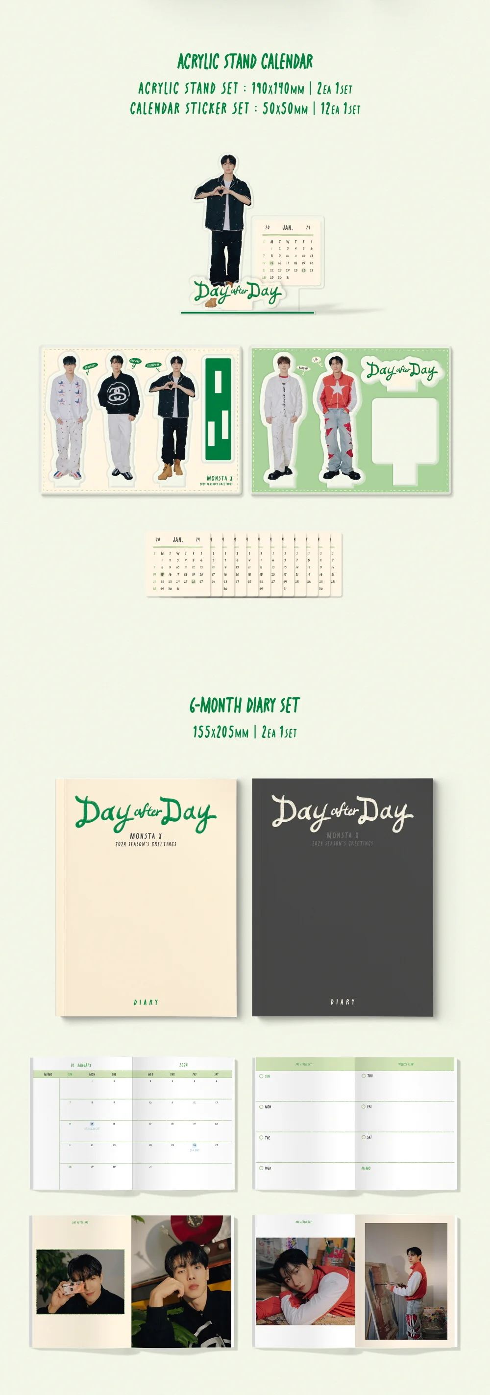 MONSTA X - 2024 SEASON'S GREETINGS [Day after Day] EVERYDAY ver. - Image 4