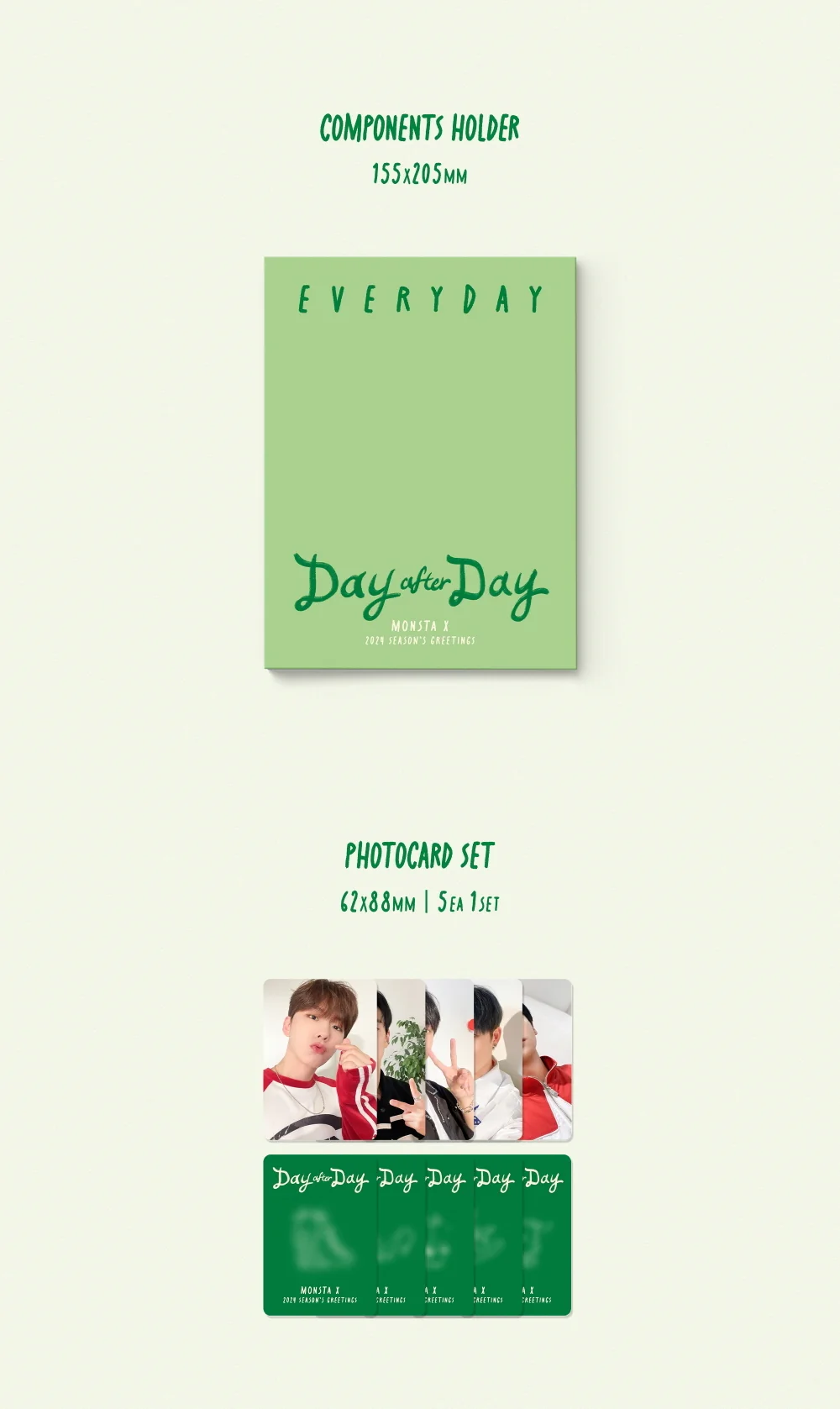 MONSTA X - 2024 SEASON'S GREETINGS [Day after Day] EVERYDAY ver. - Image 5