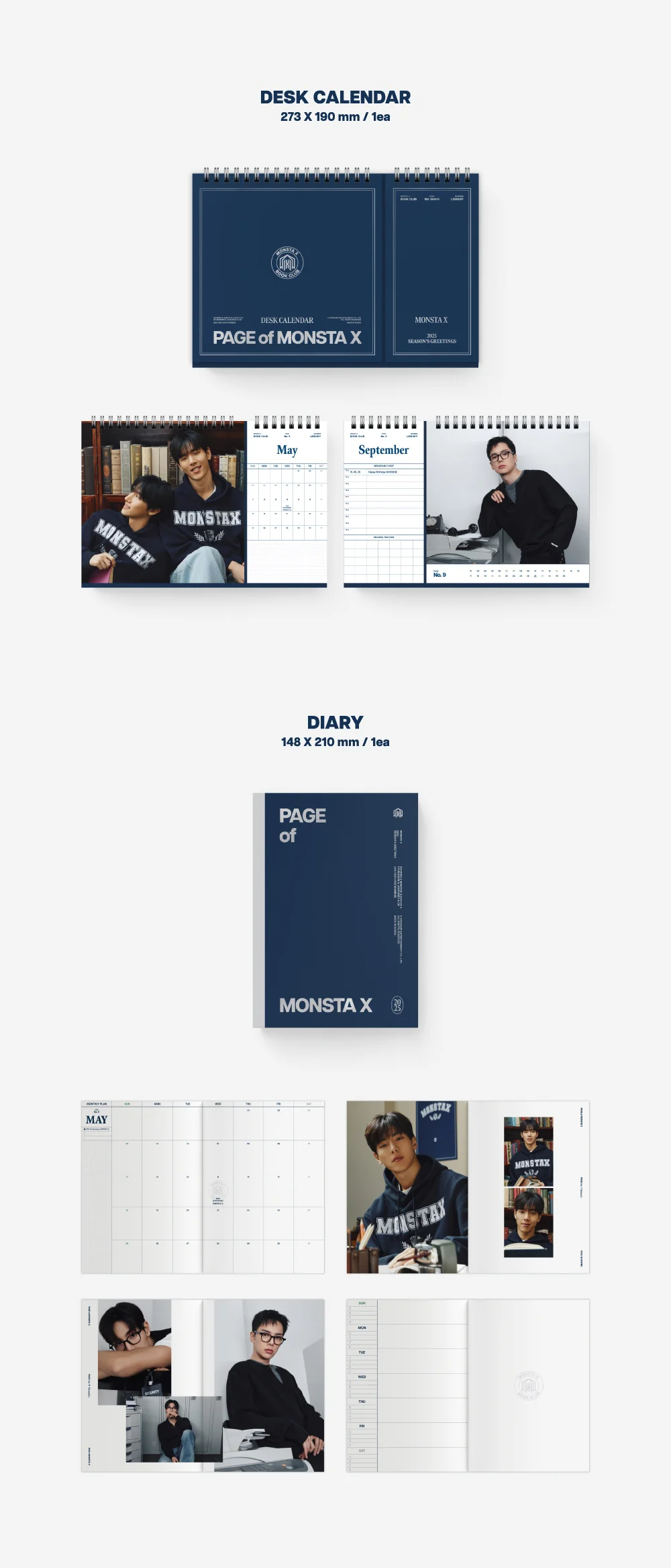MONSTA X 2025 SEASON'S GREETINGS [PAGE of MONSTA X] - Image 3