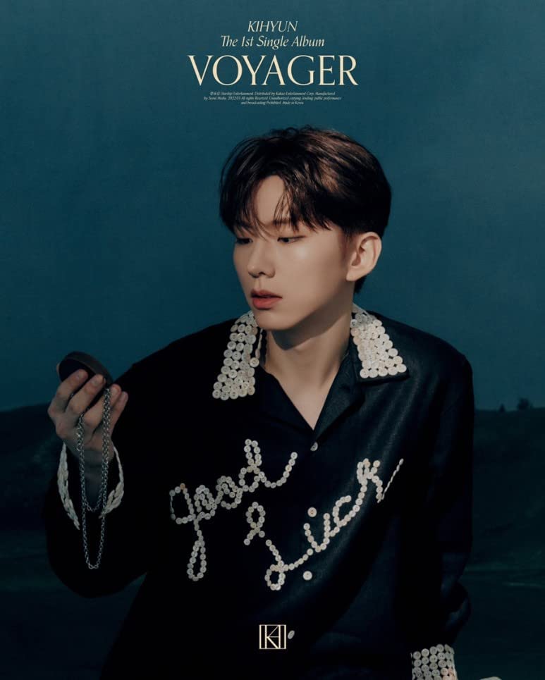 MONSTA X KIHYUN - VOYAGER (1st Single Album) [JEWEL ver.] Album+Extra Photocards Set - Image 6