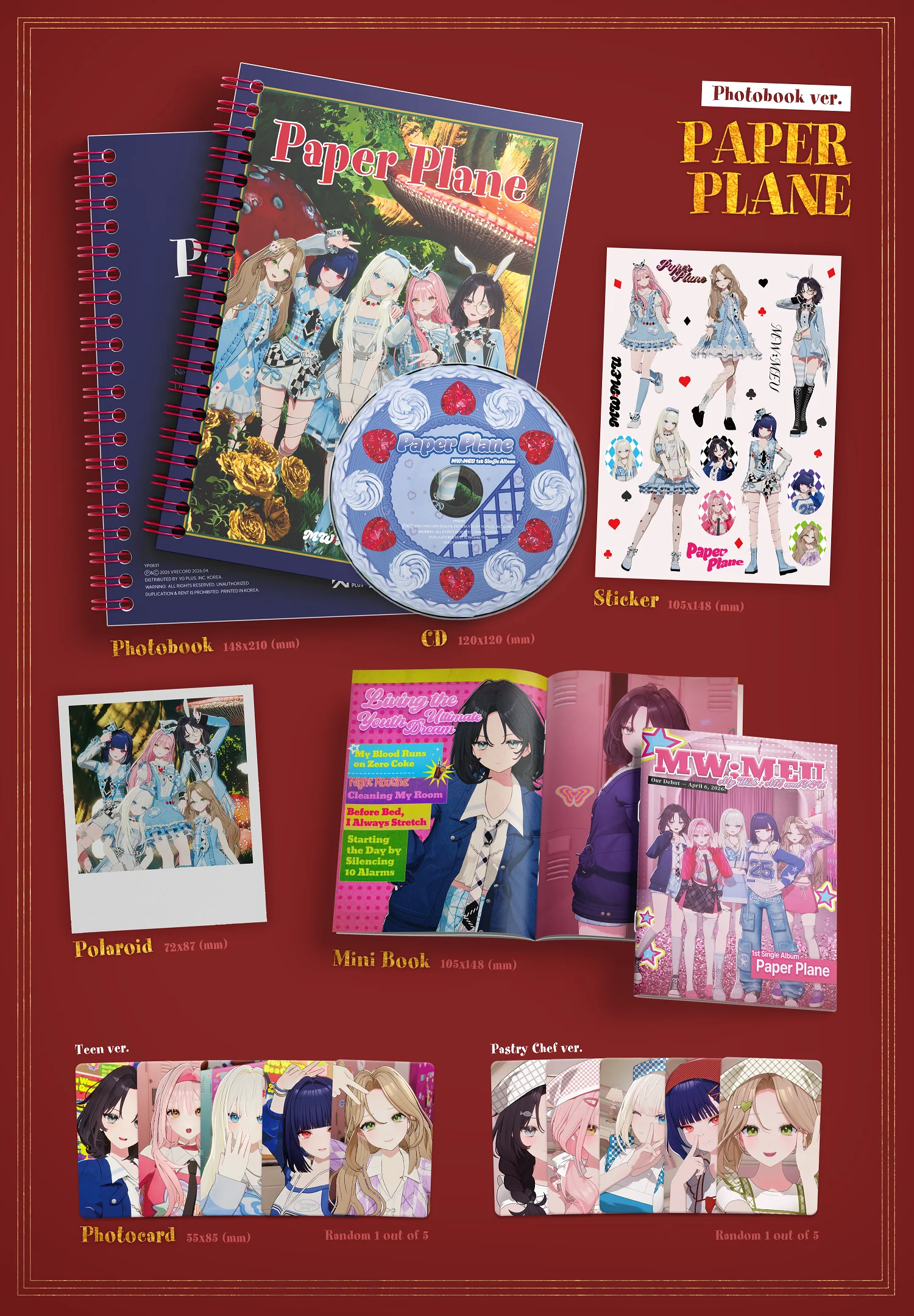 MW:MEU - Paper Plane Photobook version CD - Image 3