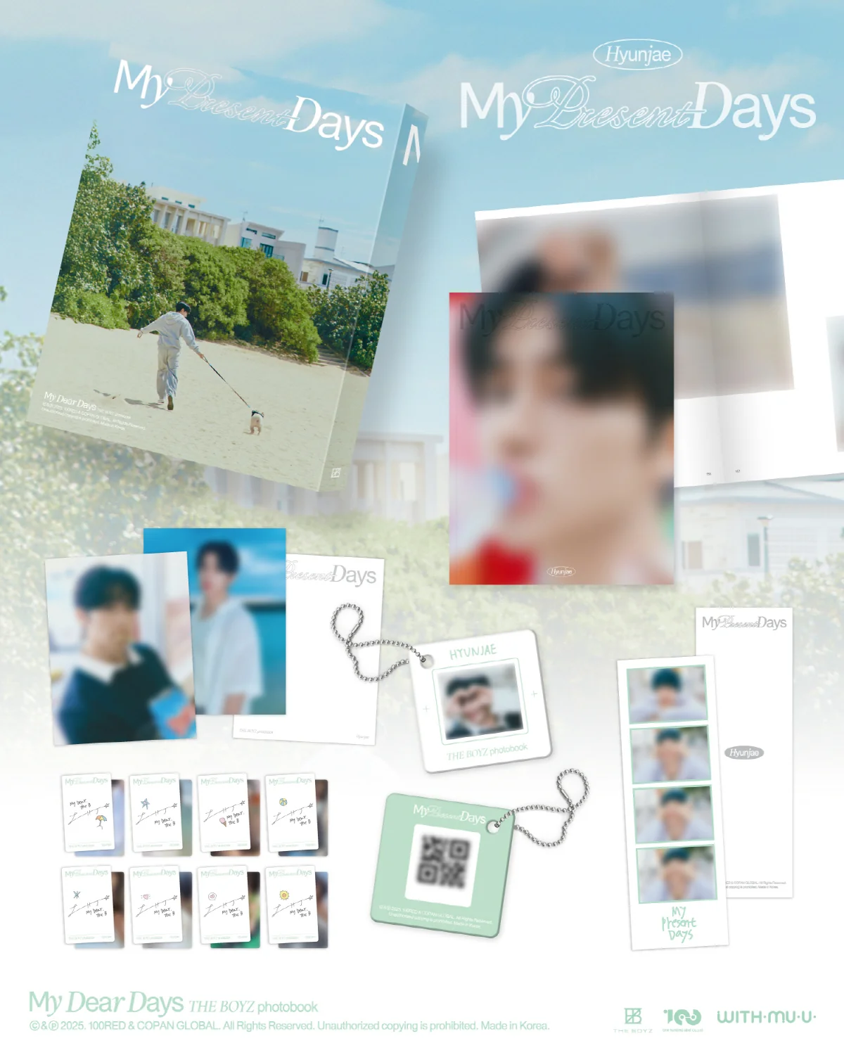 My Dear Days THE BOYZ photobook [HYUNJAE - MY Present Days] + Pre-Order Gift - Image 2