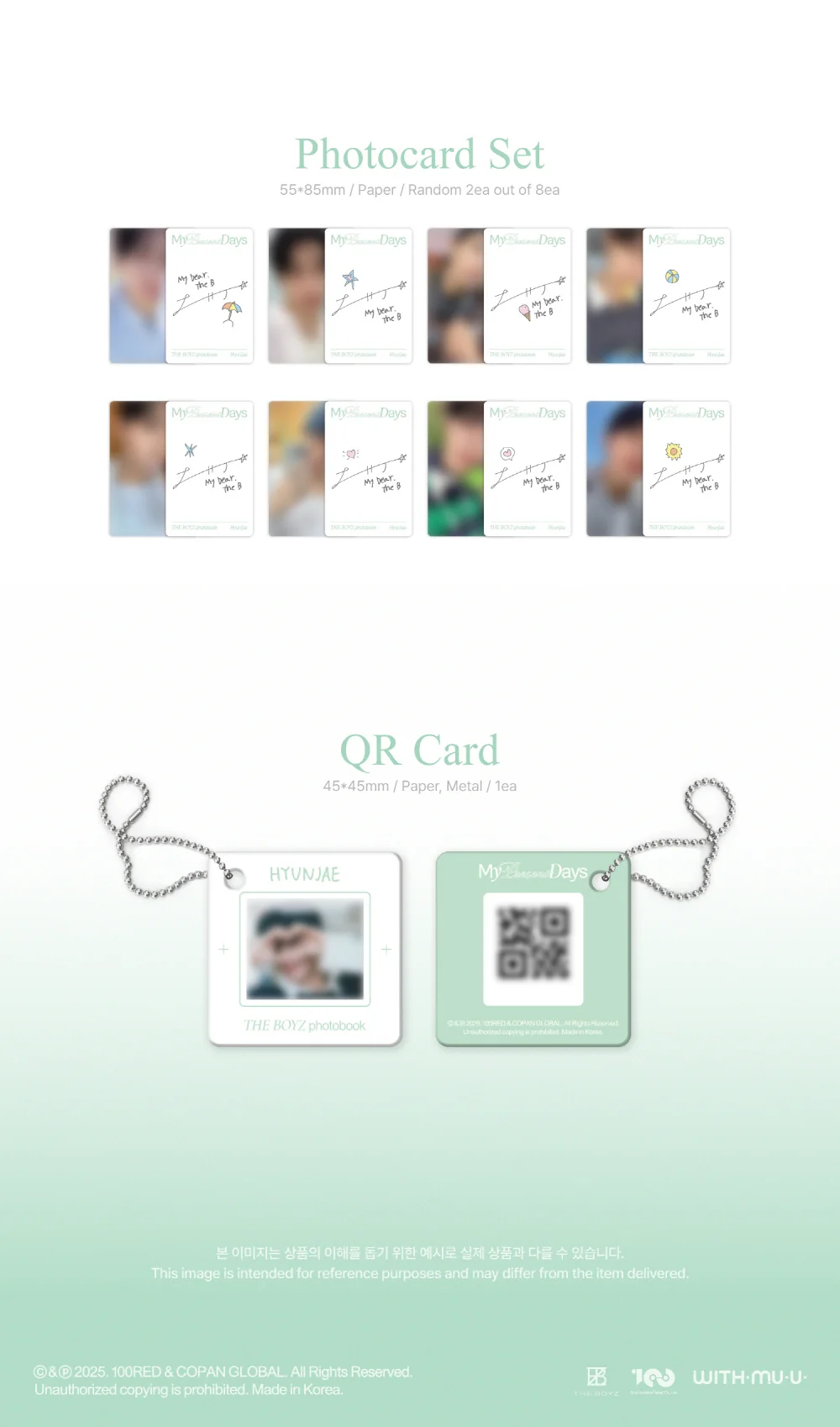 My Dear Days THE BOYZ photobook [HYUNJAE - MY Present Days] + Pre-Order Gift - Image 6