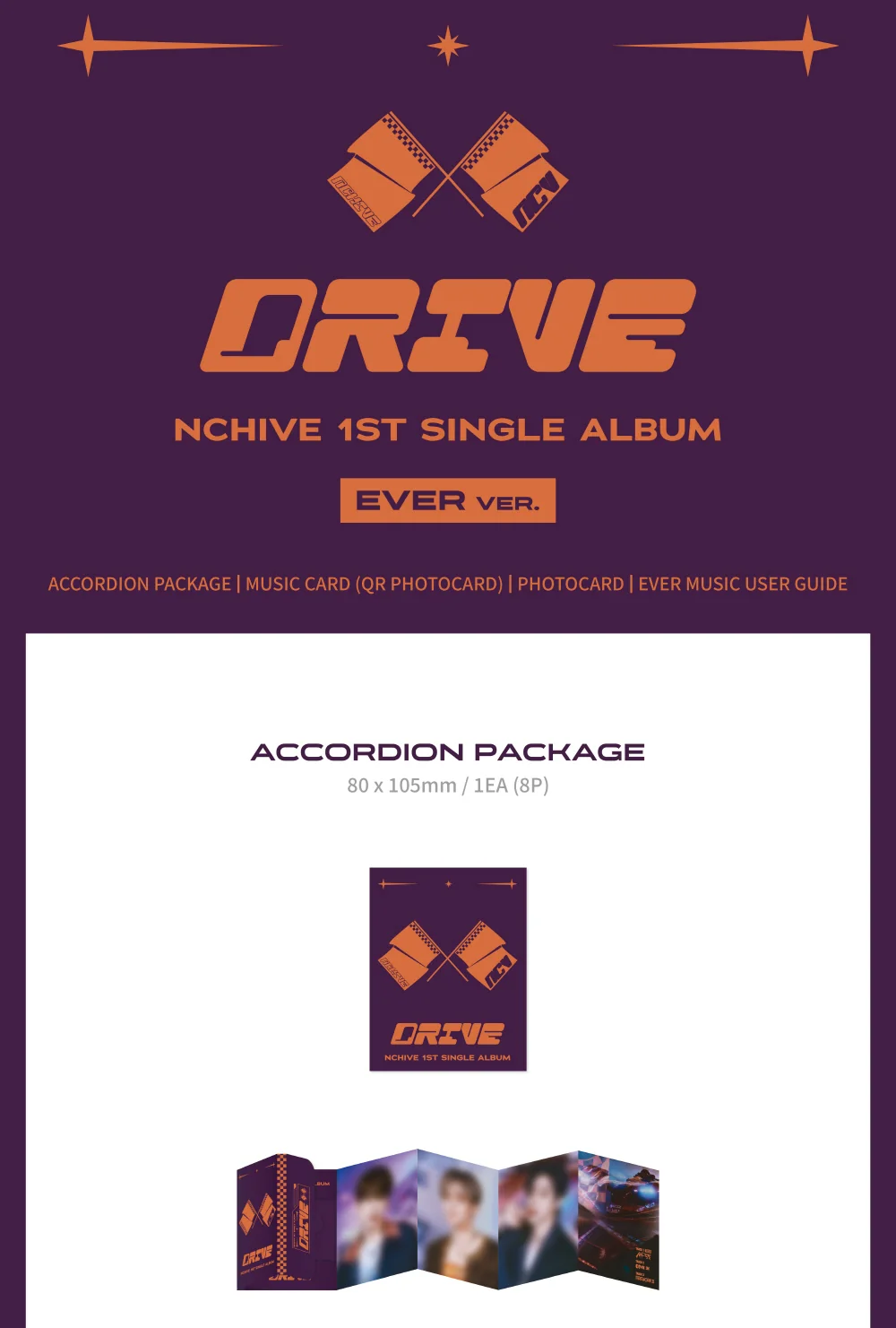 NCHIVE - 1st Single Album Drive [EVER MUSIC ALBUM Ver.] - Image 2