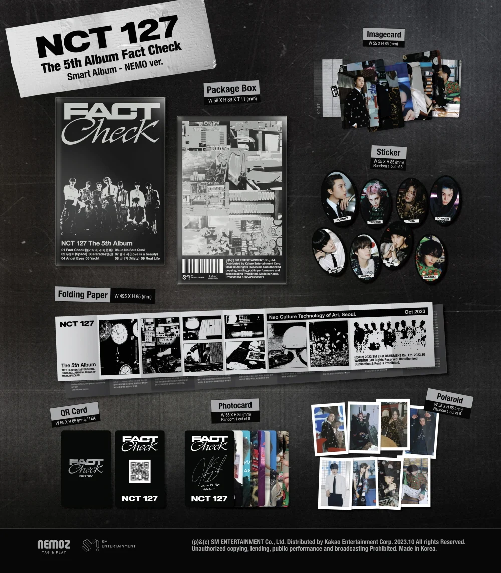 NCT 127 - Vol.5 Fact Check QR version Smart Album - Image 2