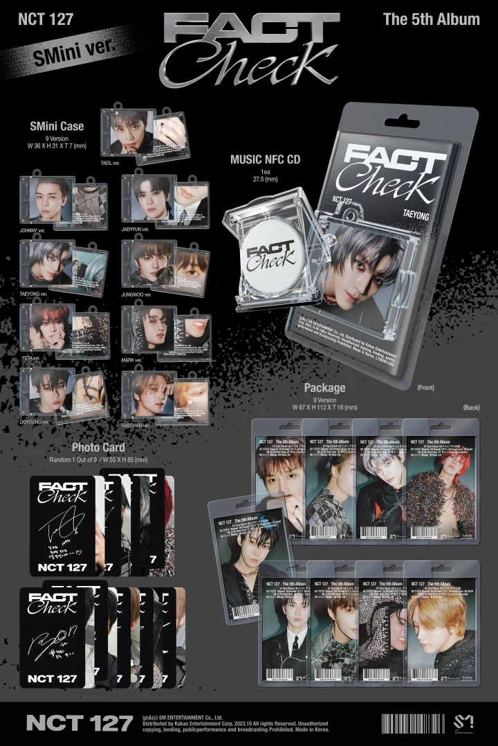 NCT 127 - Vol.5 Fact Check Smini ver. - Image 2