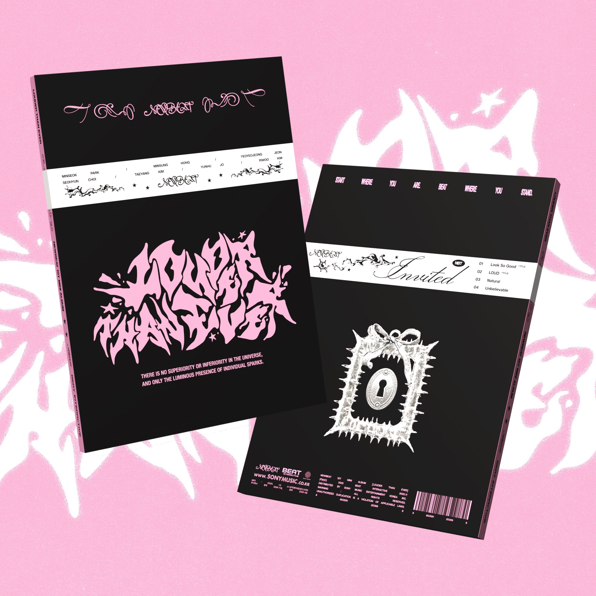 Newbeat - 1st Mini Album Louder Than Ever Photobook version CD