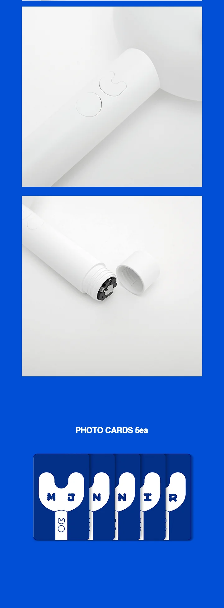 NEWJEANS - OFFICIAL LIGHT STICK BUNNIES FANLIGHT - Image 5