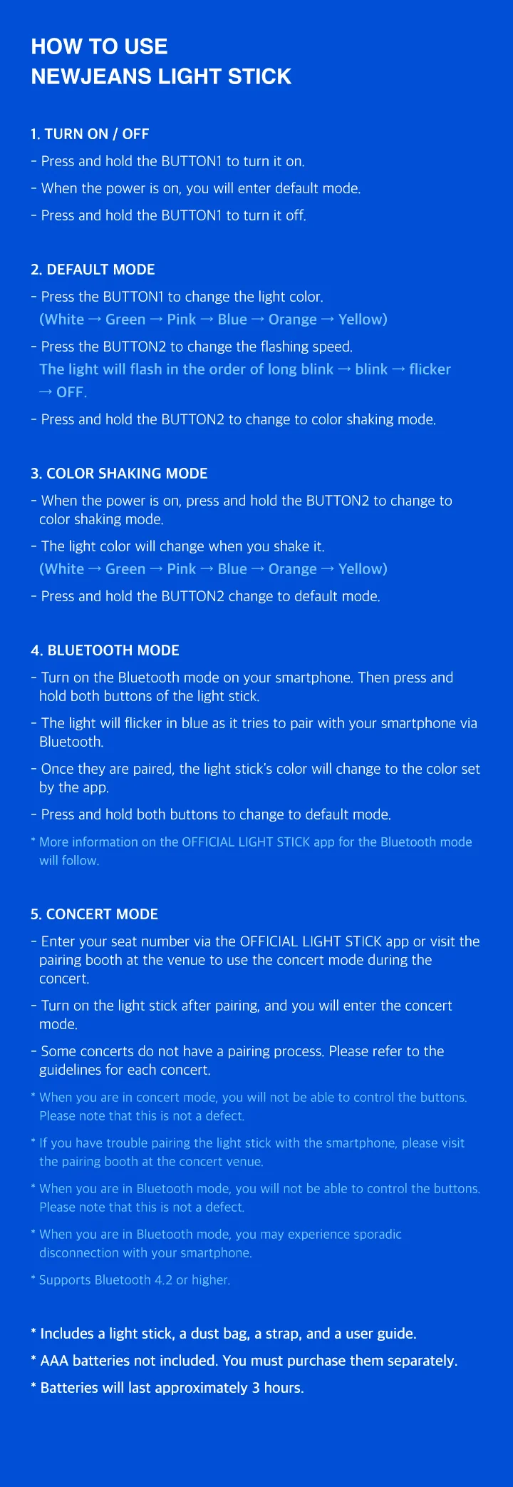 NEWJEANS - OFFICIAL LIGHT STICK BUNNIES FANLIGHT - Image 7