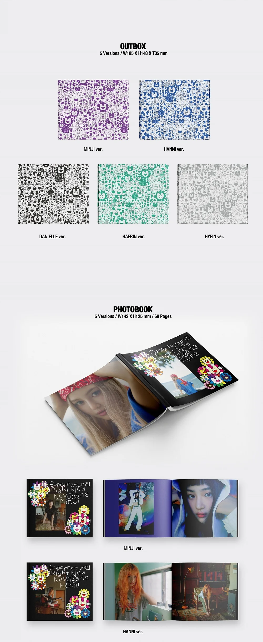NewJeans - Supernatural NJ X MURAKAMI Cross Bag version CD - Image 6