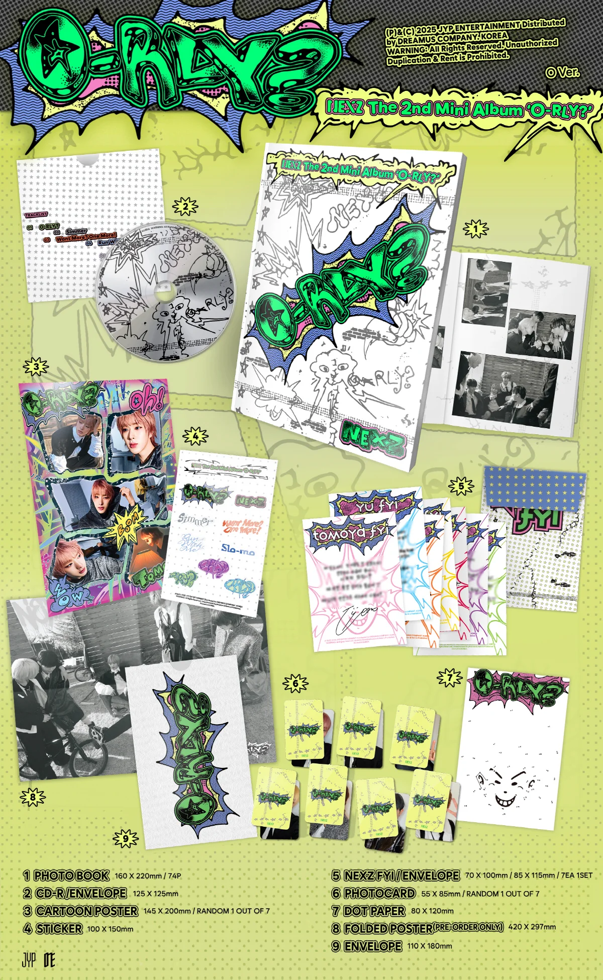 NEXZ - O-RLY? 2nd Mini Album+Pre-Order Gift - Image 2