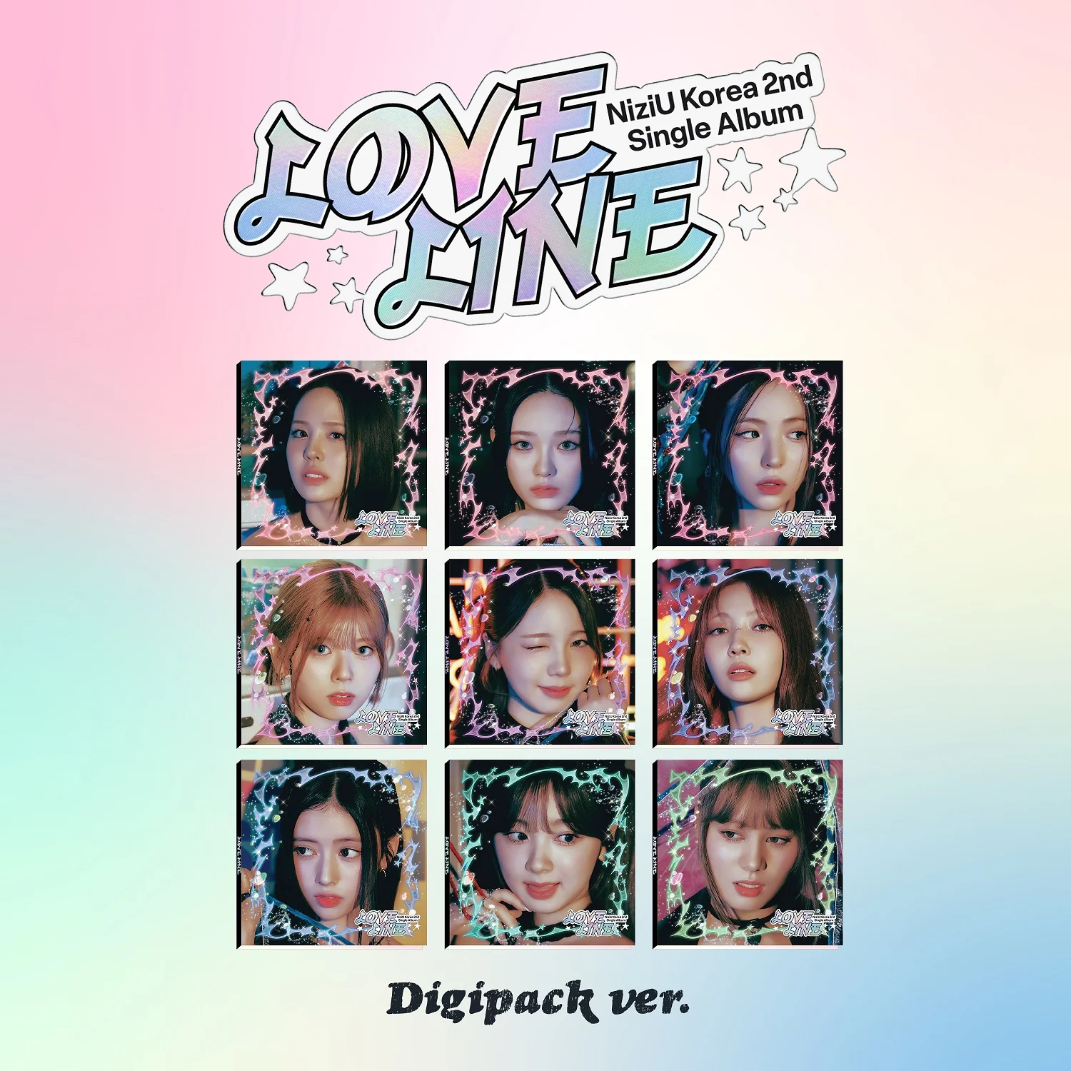 NiziU - LOVE LINE [Digipack ver.] 2nd Single Album