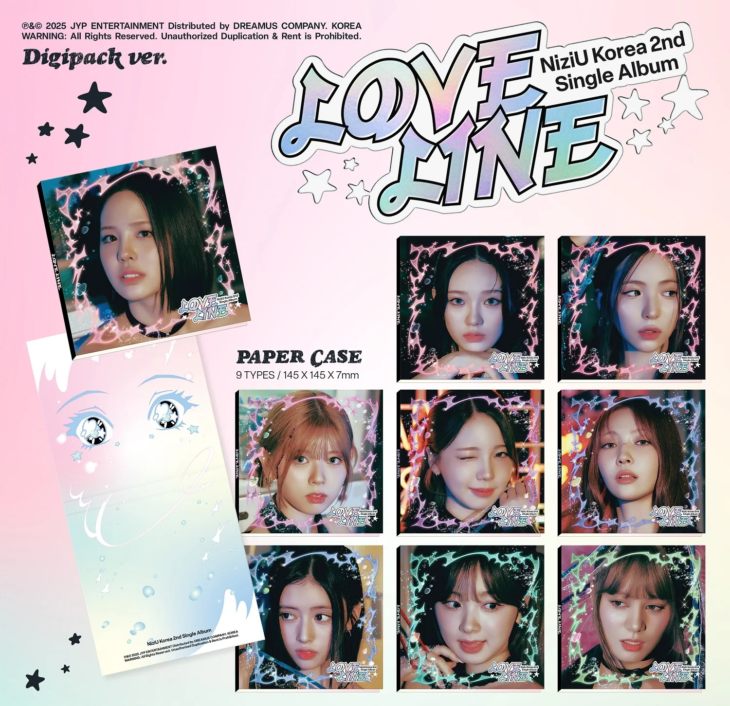 NiziU - LOVE LINE [Digipack ver.] 2nd Single Album - Image 2