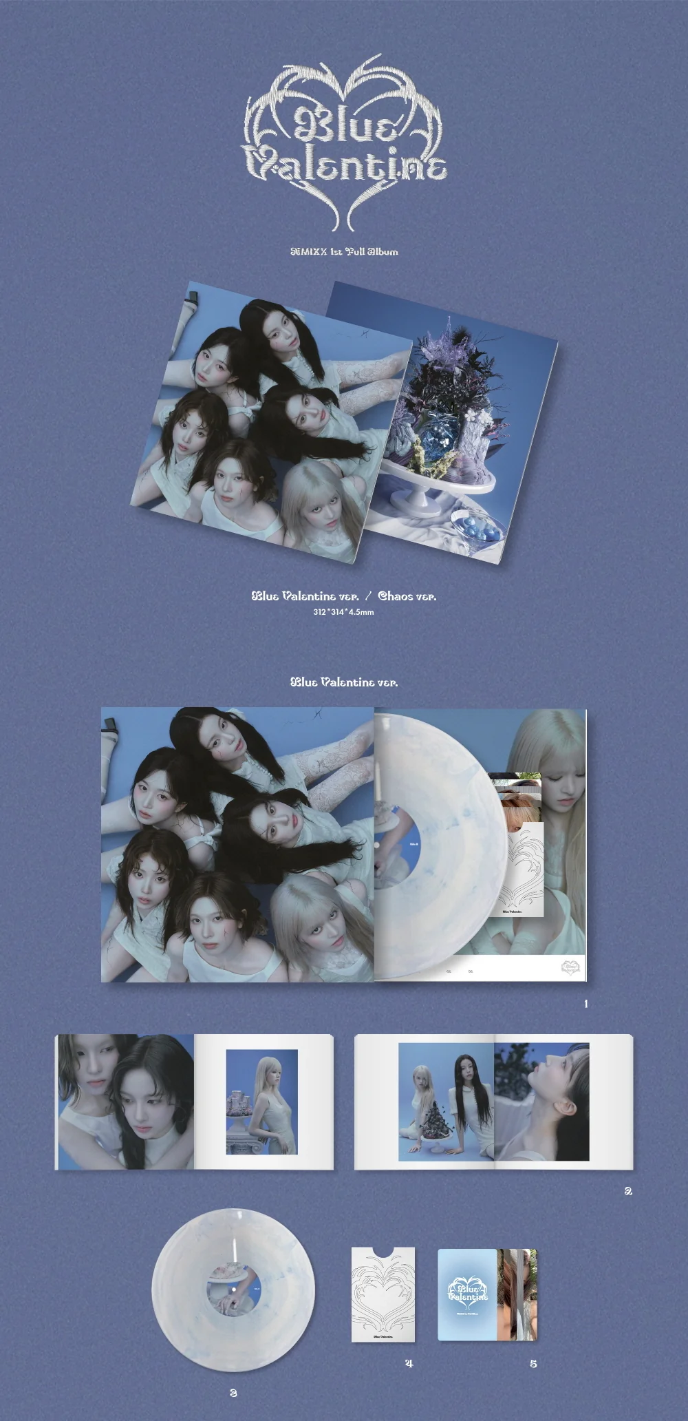 NMIXX - Blue Valentine (LP Ver.) - Image 2