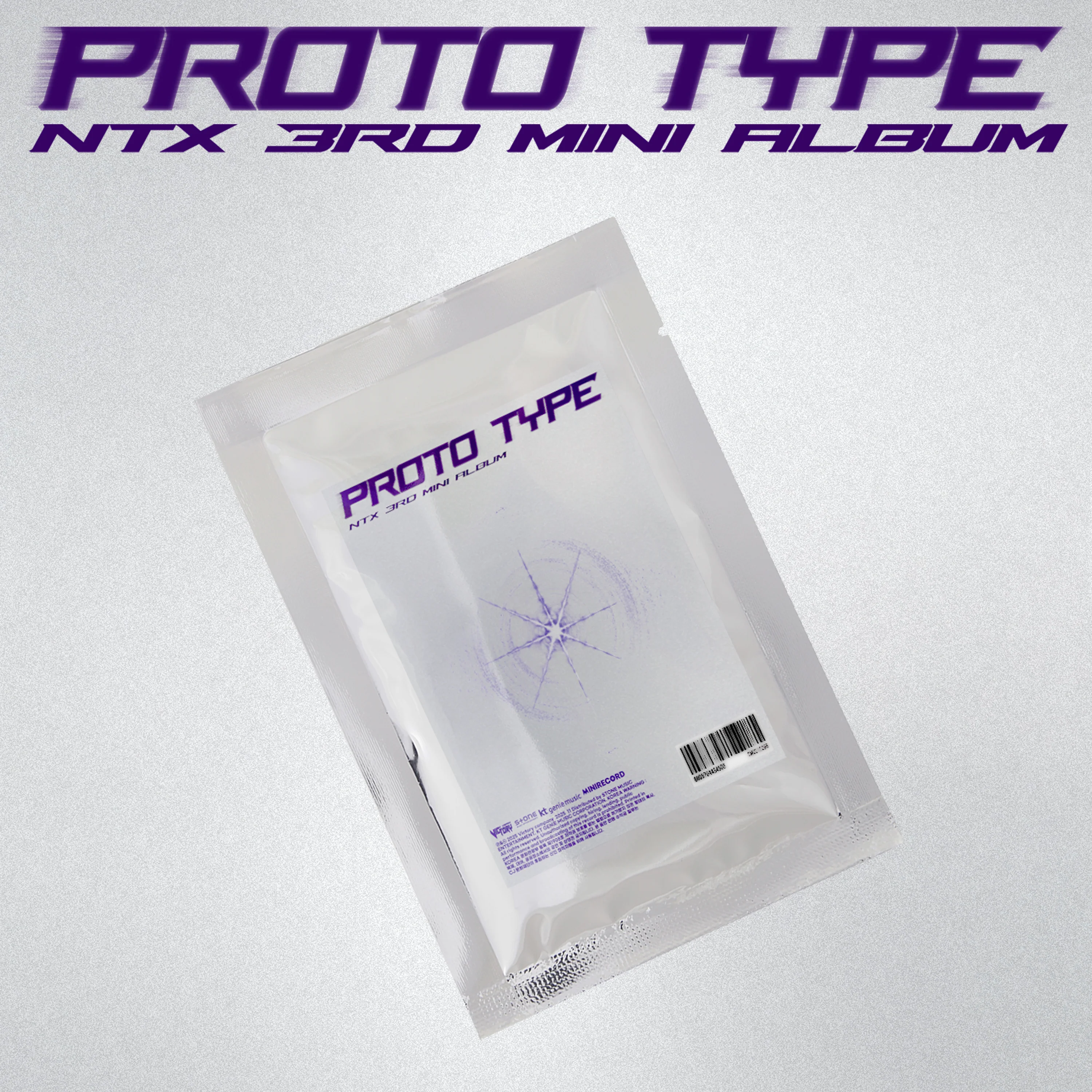 Ntx - 3rd Mini Album Proto Type Card Pack version