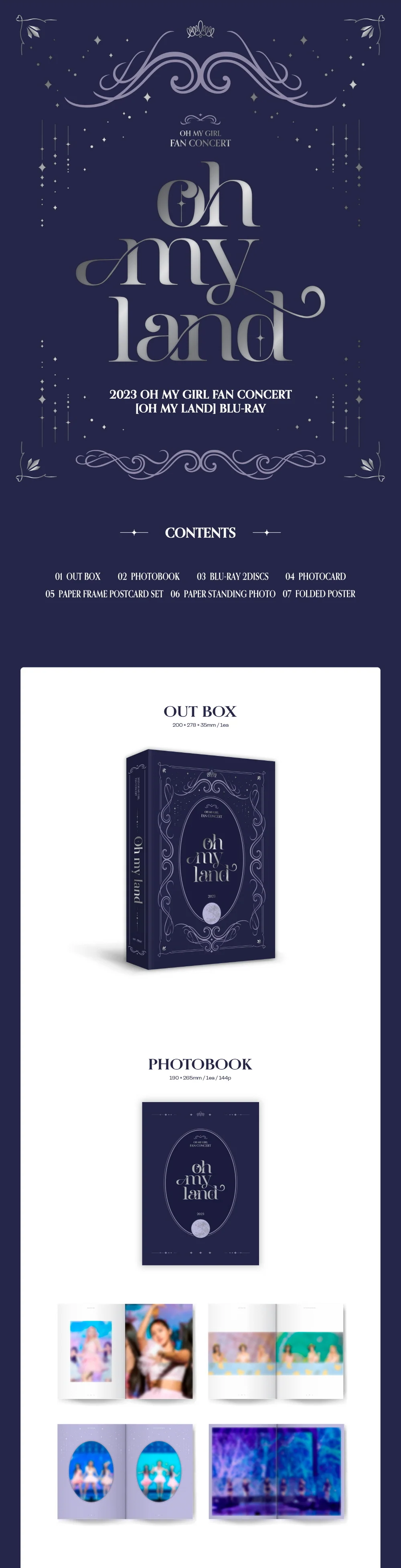 OH MY GIRL - 2023 OH MY GIRL FAN CONCERT [OH MY LAND] BLU-RAY - Image 2